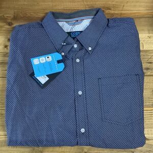 Cody James men's button up shirt in blue. size large. new